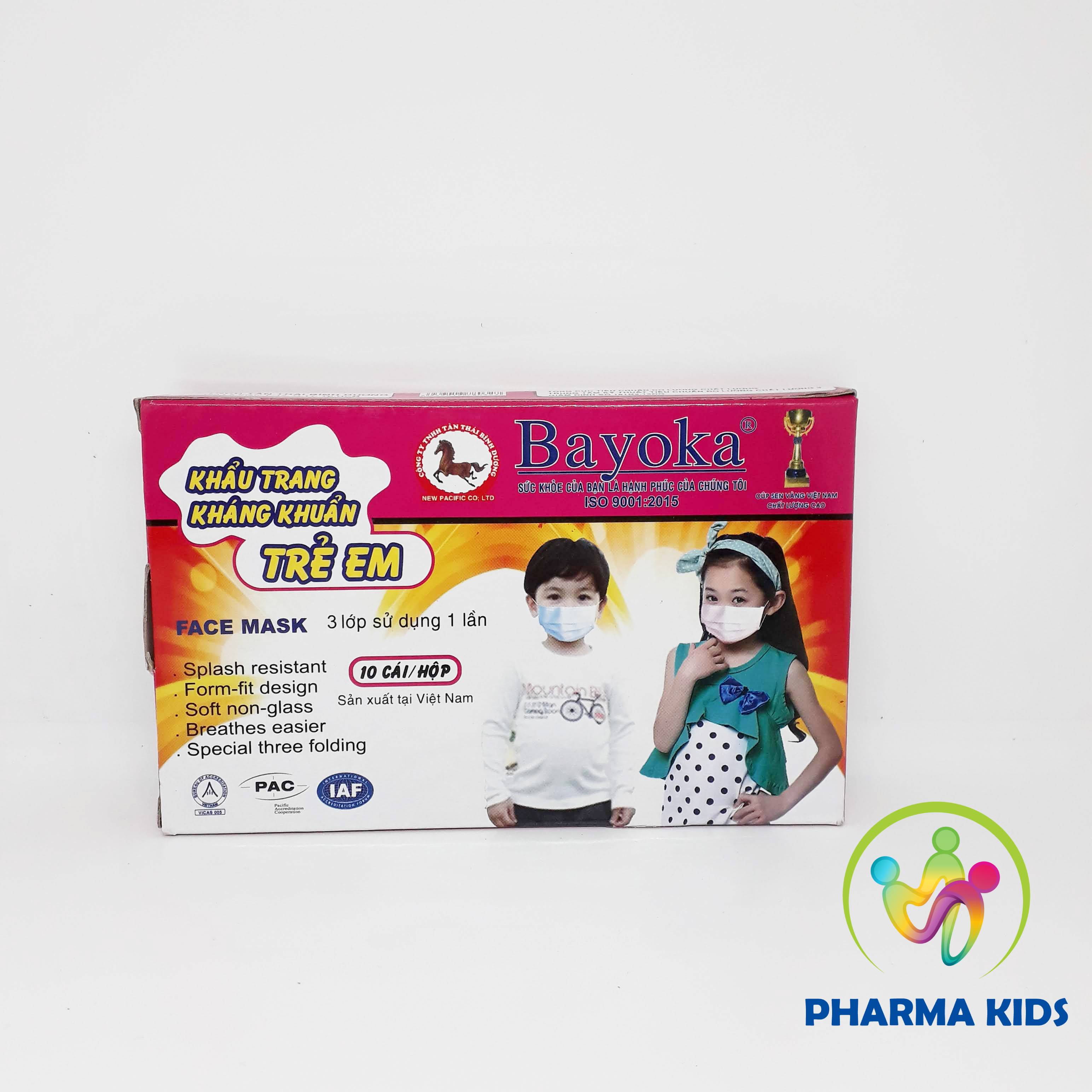 Khẩu trang kháng khuẩn Bayoka